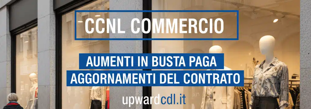contratto commercio aumenti paghe